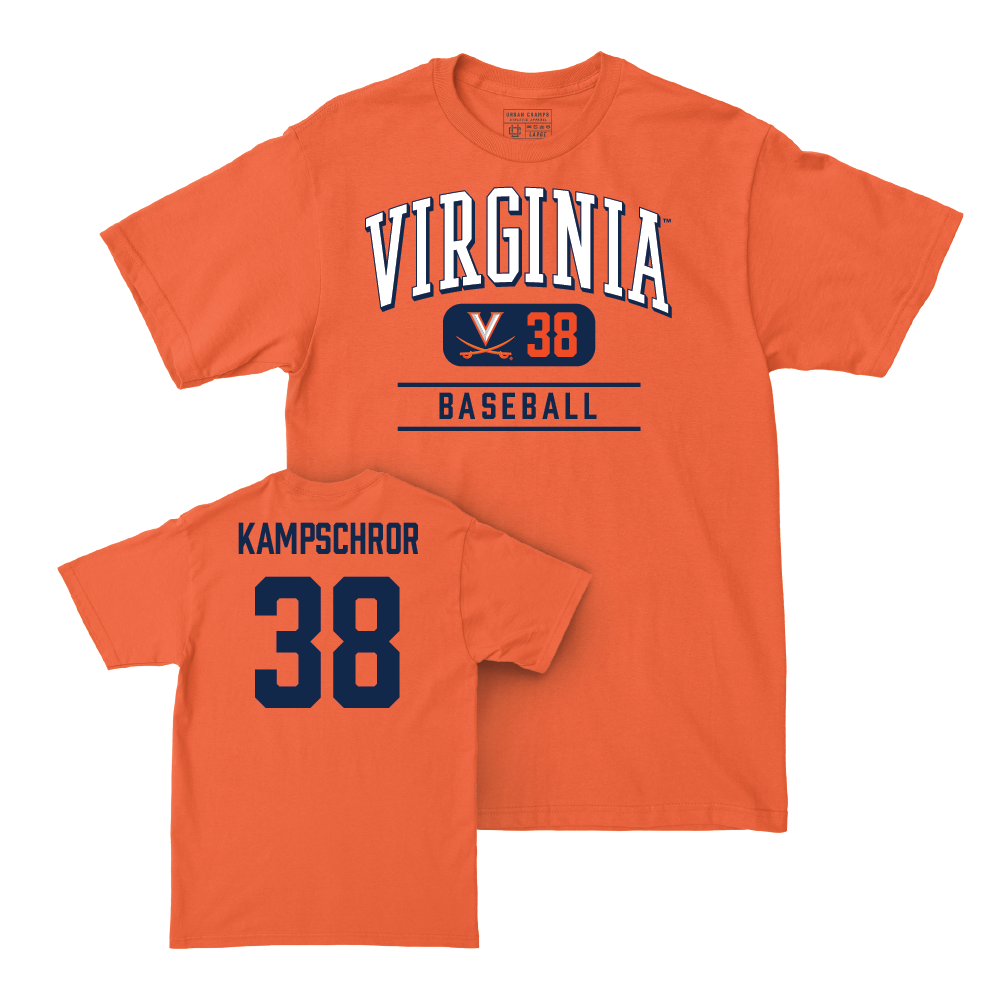 Virginia Baseball Orange Classic Tee  - Dean Kampschror