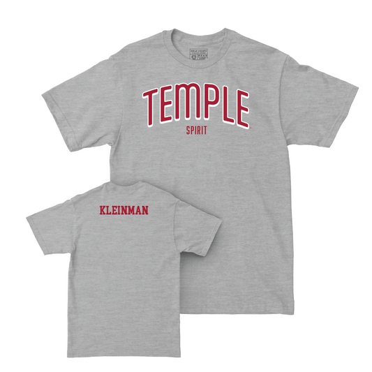 Temple Spirit Sport Grey Arch Tee  - Leah Kleinman