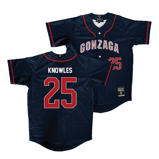 Gonzaga Baseball Navy Jersey - Payton Knowles | #25