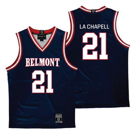 Belmont Women's Basketball Navy Jersey   - Emily La Chapell