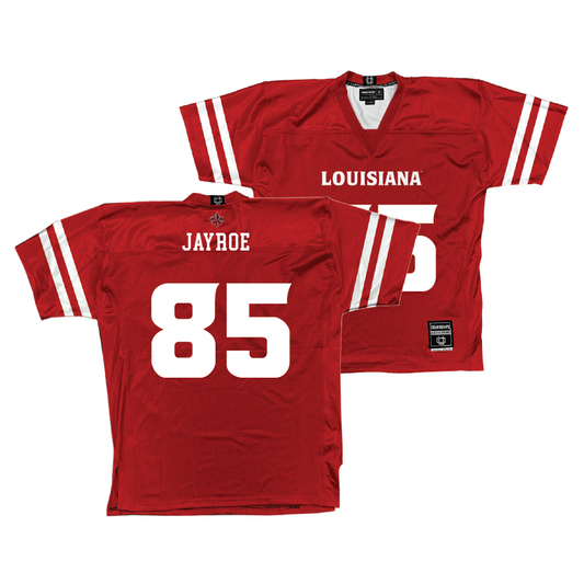 Louisiana Football Red Jersey  - Addison “AJ” Jayroe Small