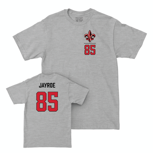 Louisiana Football Sport Grey Logo Tee  - Addison “AJ” Jayroe Small