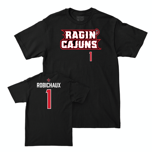 Louisiana Baseball Black Ragin' Cajuns Tee - Ben Robichaux Small