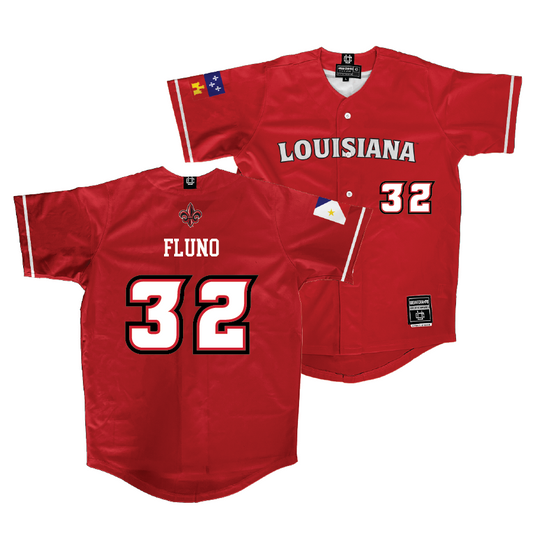 Louisiana Baseball Red Jersey  - Carson Fluno Small