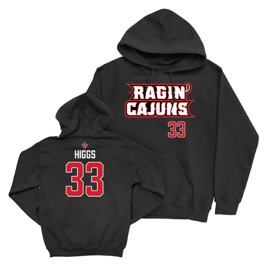 Louisiana Baseball Black Ragin' Cajuns Hoodie - Conor Higgs Small