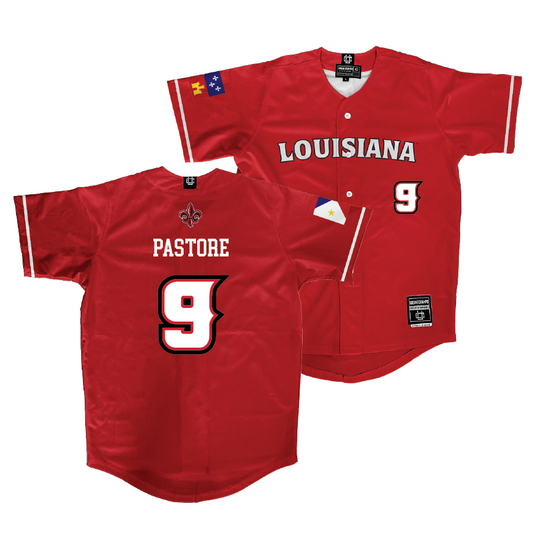 Louisiana Baseball Red Jersey  - Duncan Pastore Small