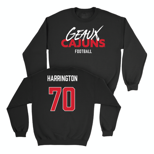 Louisiana Football Black Geaux Crew - Jax Harrington Small