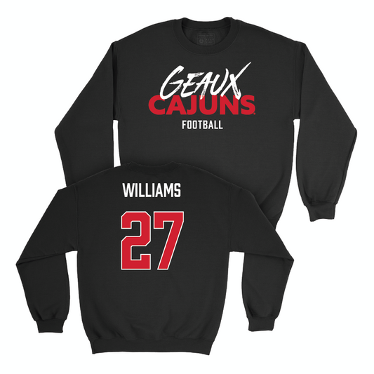 Louisiana Football Black Geaux Crew - Kendrell Williams Small