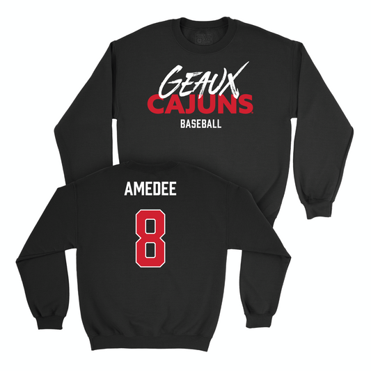 Louisiana Baseball Black Geaux Crew - Lee Amedee Small