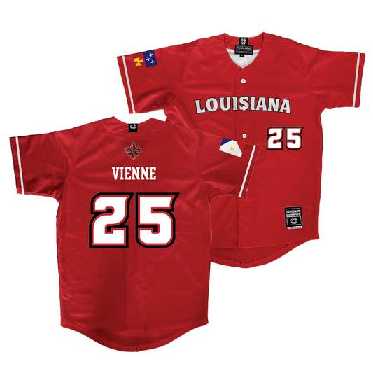 Louisiana Baseball Red Jersey  - Patrick Vienne Small