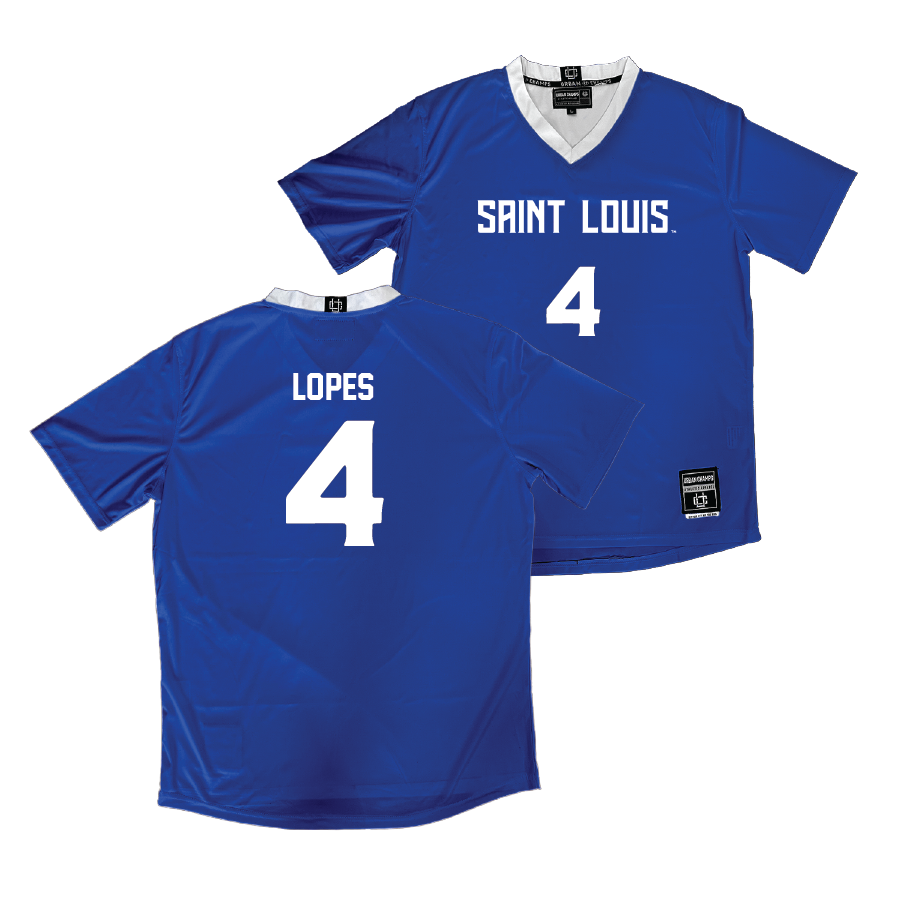 Saint Louis Men's Soccer Royal Jersey - Tiago Lopes