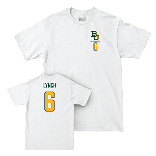 Baylor Women's Volleyball White Logo Comfort Colors Tee  - Faith Lynch