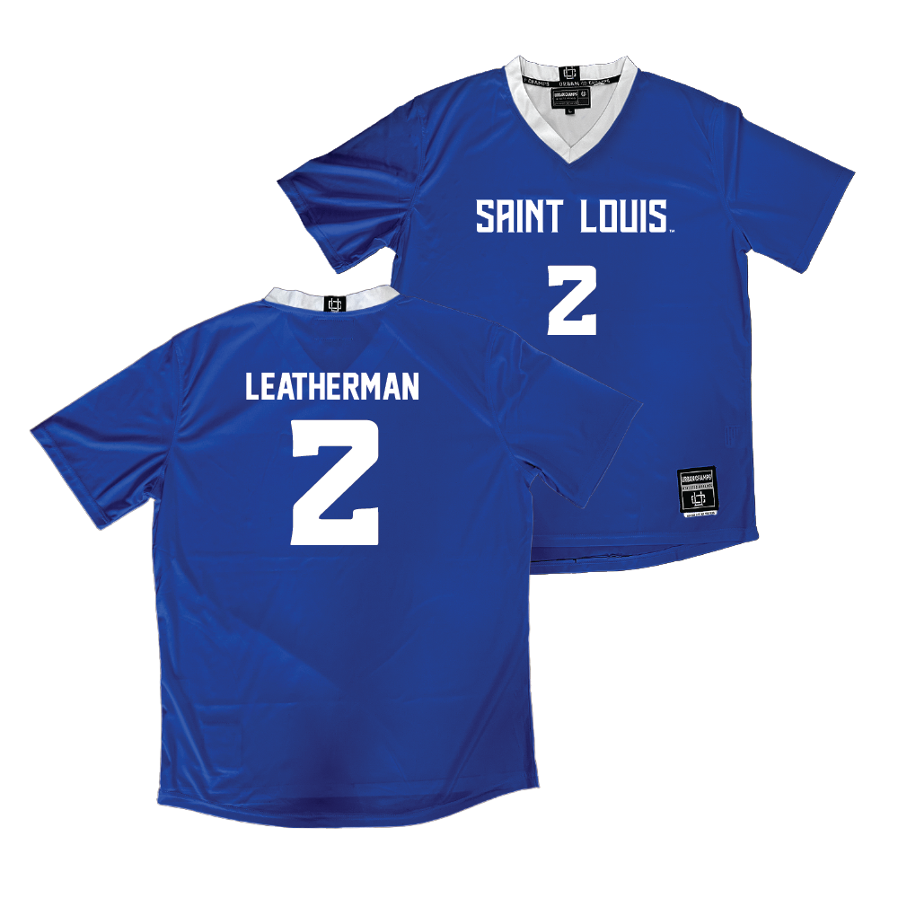 Saint Louis Men's Soccer Royal Jersey - Carlos Leatherman