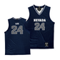 Nevada Women's Basketball Navy Jersey - Kennedy Lee | #24