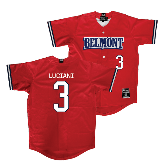 Belmont Softball Red Jersey - Lauren Luciani | #3