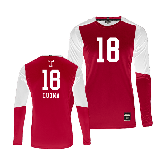 Temple Cherry Women's Volleyball Jersey - Avery Luoma | #18