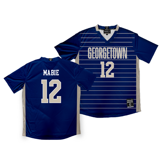 Georgetown Men's Soccer Navy Jersey - Blaine Mabie