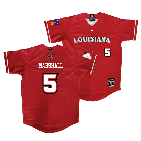 Louisiana Baseball Red Jersey - Blake Marshall | #5