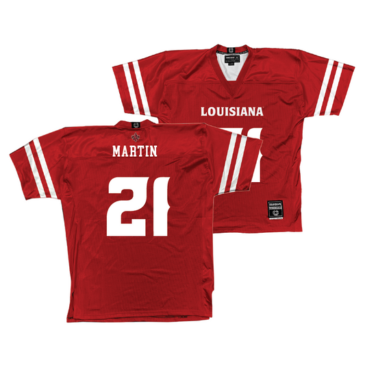 Louisiana Football Red Jersey - Keyon Martin | #21