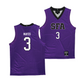 SFA Men's Basketball Purple Jersey - Ethan Mayes | #3