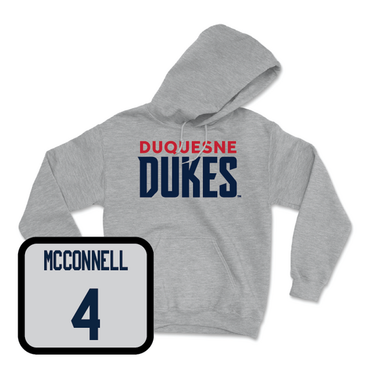 Duquesne Women's Basketball Sport Grey Lock Hoodie - Megan McConnell