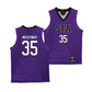 SFA Women's Basketball Purple Jersey - Pi Mele Finau | #35