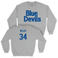 Sport Grey Baseball Blue Devils Crew - Ben Miller