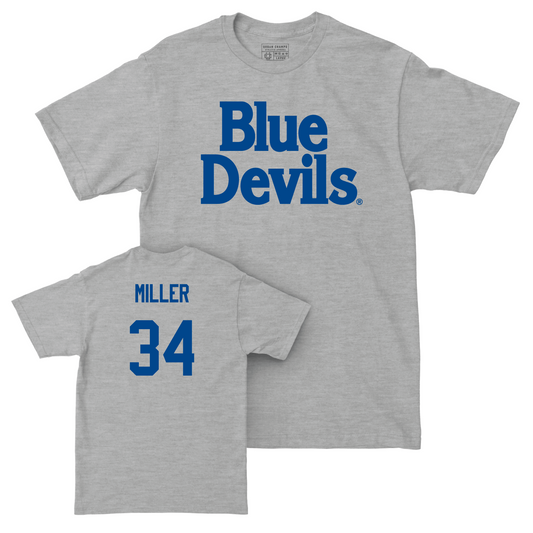 Sport Grey Baseball Blue Devils Tee - Ben Miller