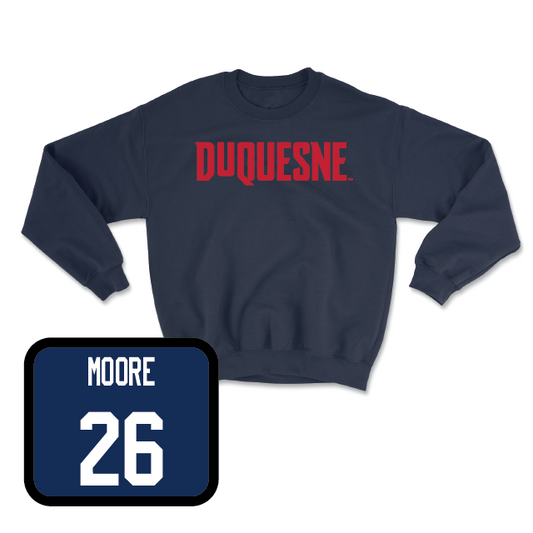 Duquesne Football Navy Duquesne Crew - Derron Moore