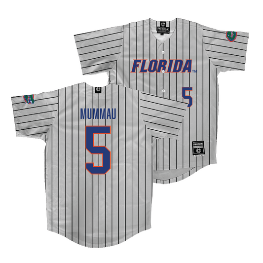 Florida Baseball Sport Grey Jersey - Sam Mummau