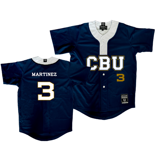 CBU Softball Navy Jersey  - Maya Martinez