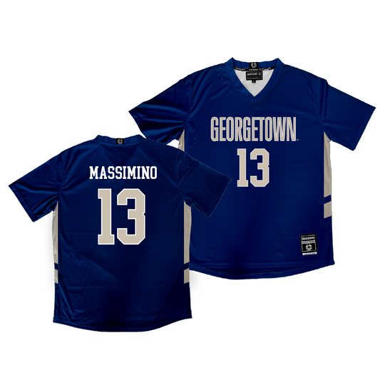 Georgetown Women's Lacrosse Navy Jersey - Melissa Massimino