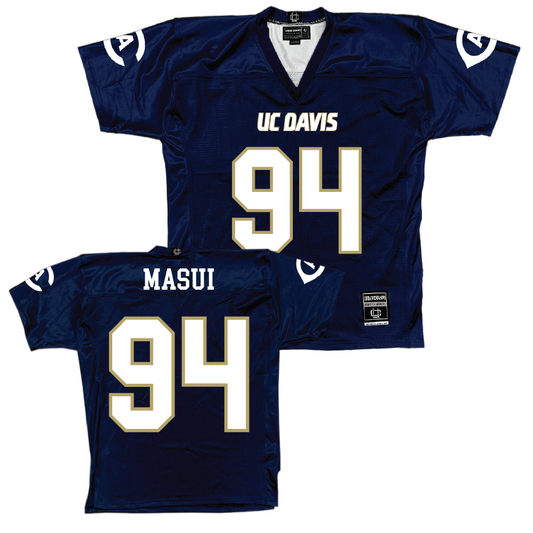 UC Davis Football Navy Jersey - Noa Masui | #94