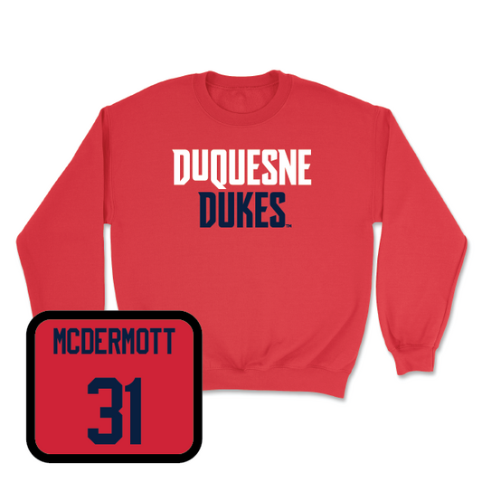 Duquesne Men's Basketball Red Dukes Crew - Seamus McDermott