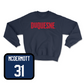 Duquesne Men's Basketball Navy Duquesne Crew - Seamus McDermott