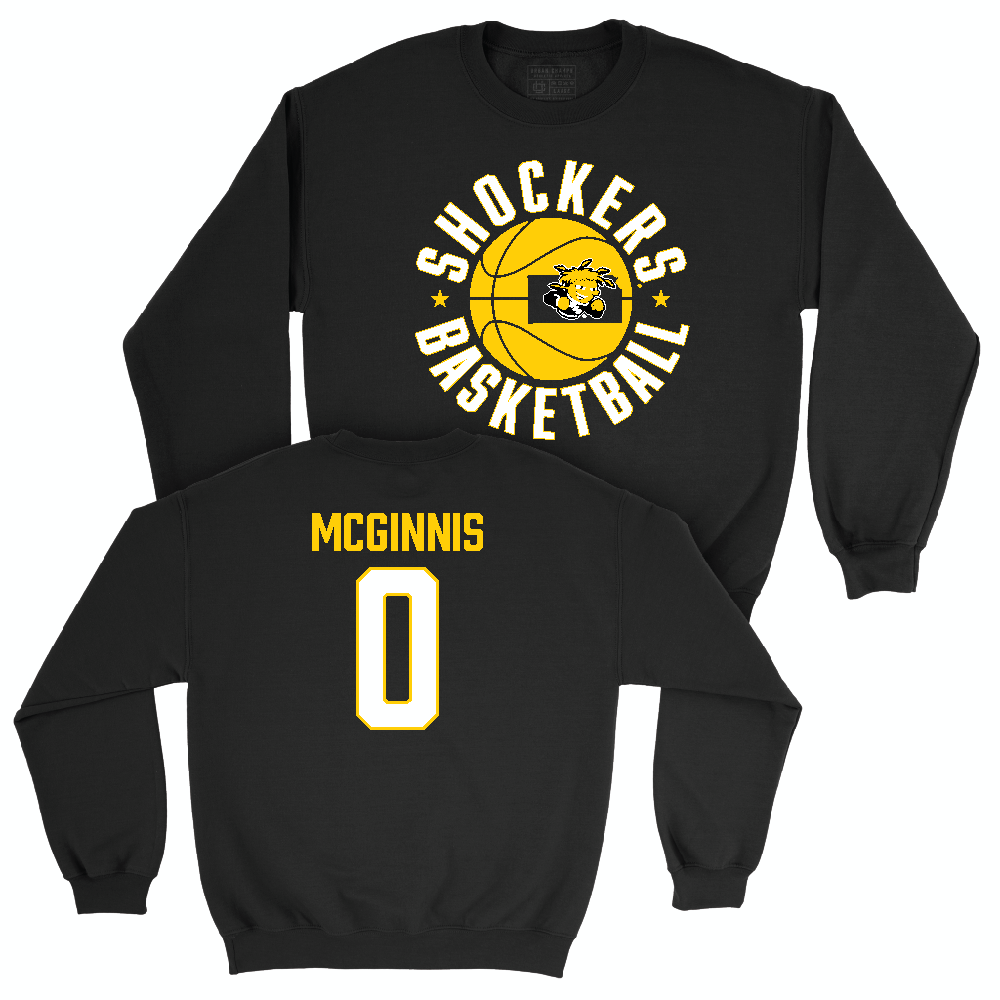 Wichita State Men's Basketball Black Hardwood Crew  - AJ McGinnis