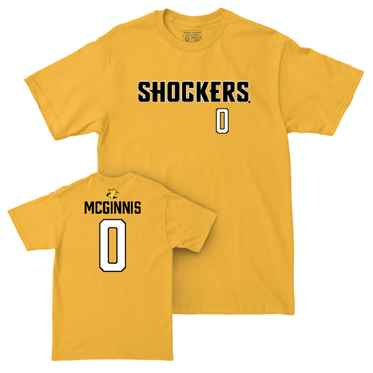 Wichita State Men's Basketball Gold Shockers Tee  - AJ McGinnis