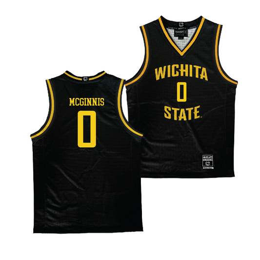 Wichita State Men's Basketball Black Jersey  - AJ McGinnis