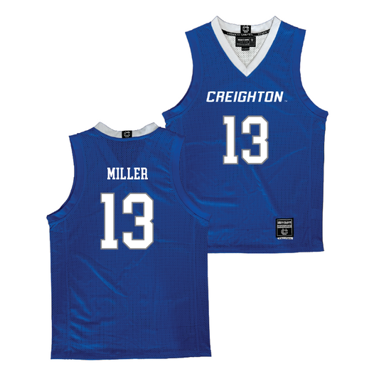 Creighton Men's Basketball Blue Jersey - Mason Miller