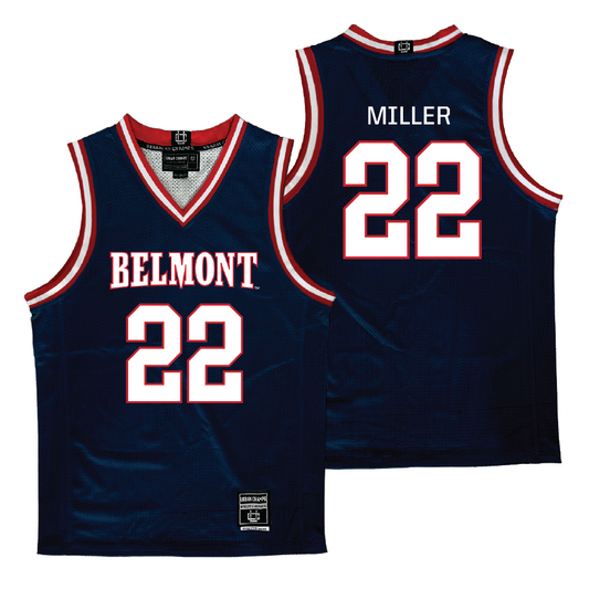 Belmont Women's Basketball Navy Jersey  - Tessa Miller