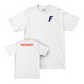 Florida Men's Track & Field White Logo Comfort Colors Tee - Logan Montgomery