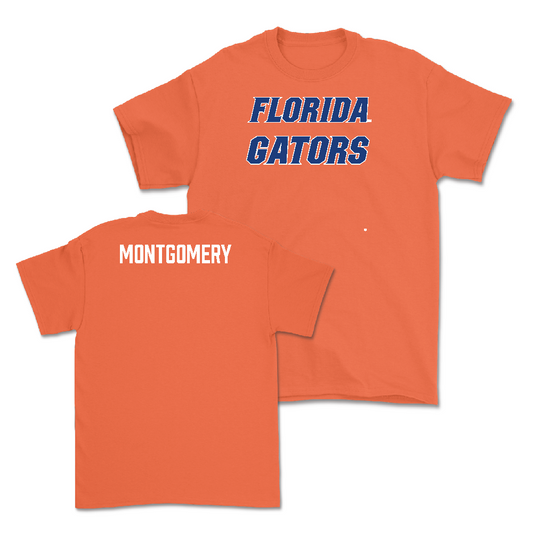 Florida Men's Track & Field Sideline Orange Tee - Logan Montgomery