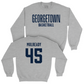 Georgetown Men's Basketball Sport Grey Wordmark Crew  - Kayvaun Mulready
