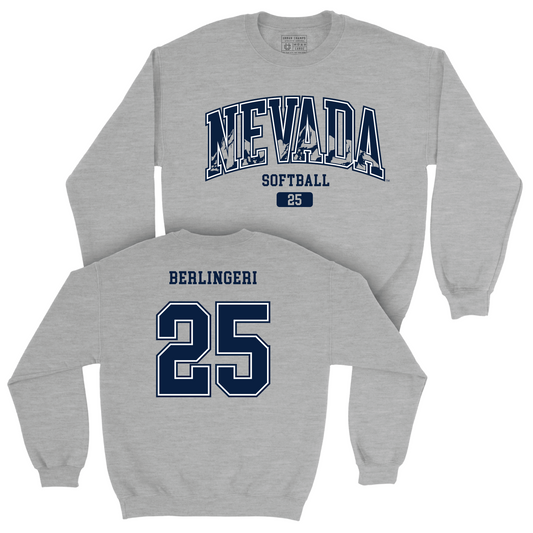 Nevada Softball Sport Grey Arch Crew - Ainsley Berlingeri Youth Small