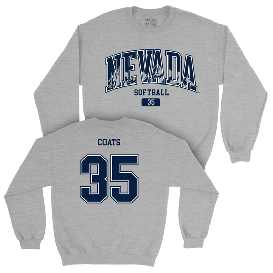 Nevada Softball Sport Grey Arch Crew - Alycia Coats Youth Small