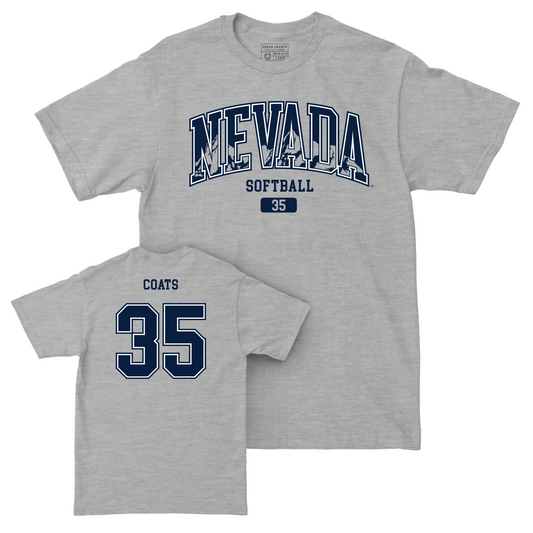 Nevada Softball Sport Grey Arch Tee - Alycia Coats Youth Small
