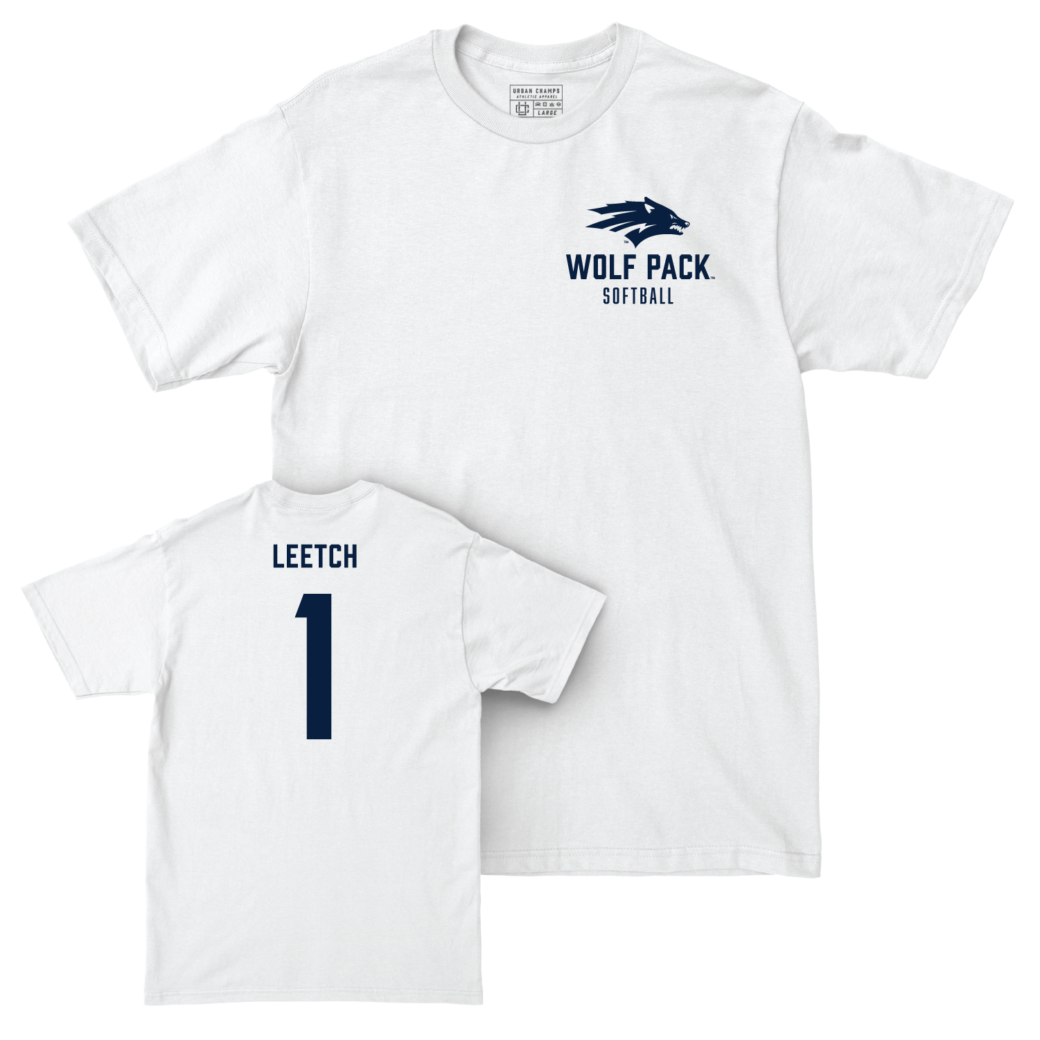 Nevada Softball White Logo Comfort Colors Tee - Matlyn Leetch Youth Small