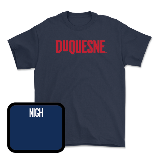 Duquesne Swim & Dive Navy Duquesne Tee - Kendall Nigh
