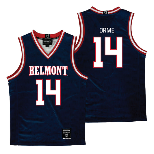 Belmont Men's Basketball Navy Jersey - Sam Orme | #14
