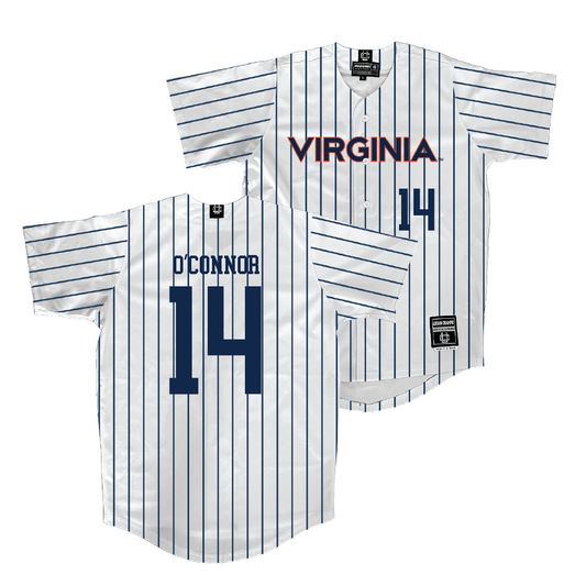 Virginia Baseball White Jersey  - Jack O’Connor